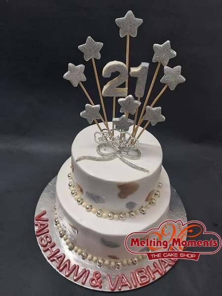 Customized Two Tier Cake