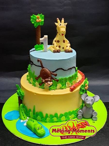  Jungle Theme Cake