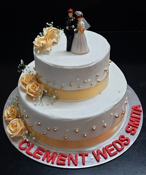 Two Tier Anniversary Cake