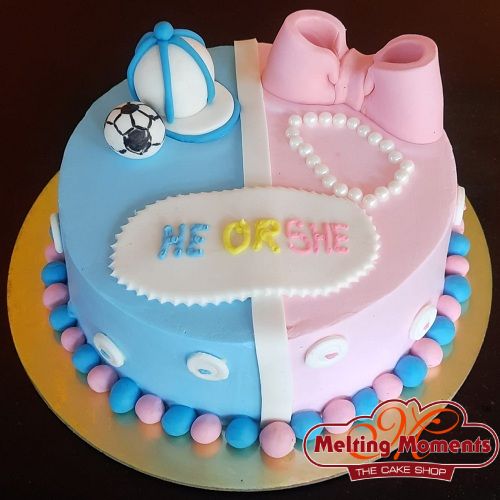 Baby Shower Cake He or She
