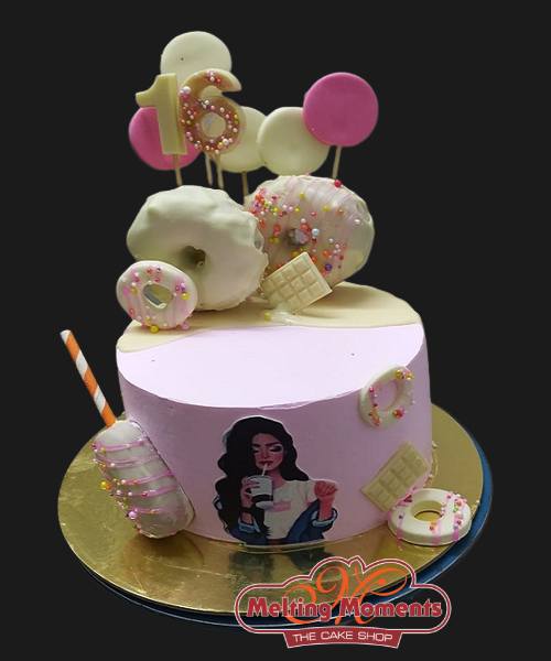 Custom Girl Birthday Cake