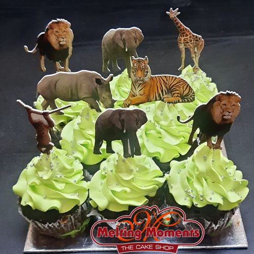 Jungle Theme Cup Cake