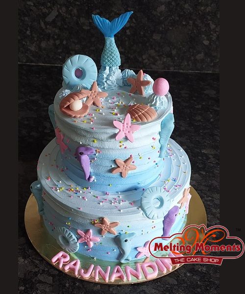Mermaid Two Tier Cake