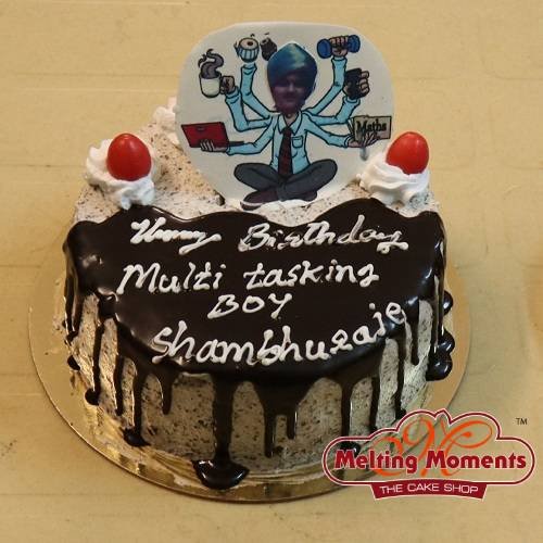 Multitasking Boy Theme Cake