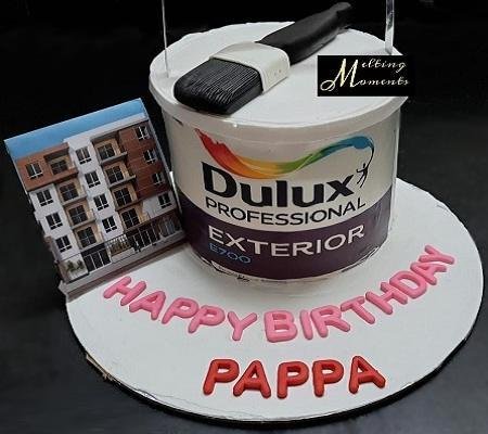 Painter Decorator Theme Birthday Cake