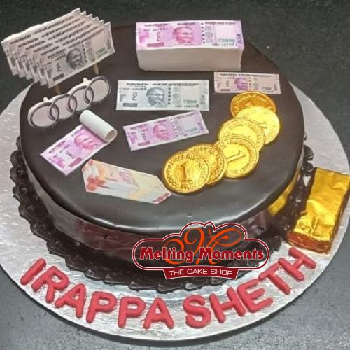 Rupees Theme Cake