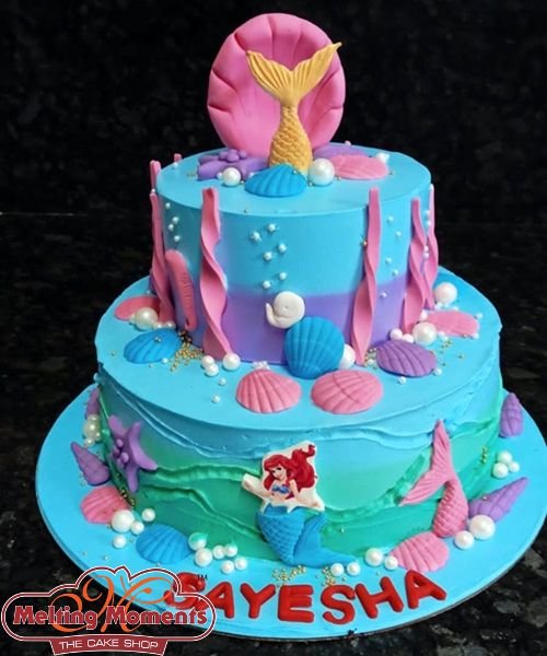 Aquarium Two Tier Cake