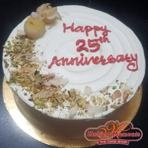 Dry Fruits Anniversary Cake 