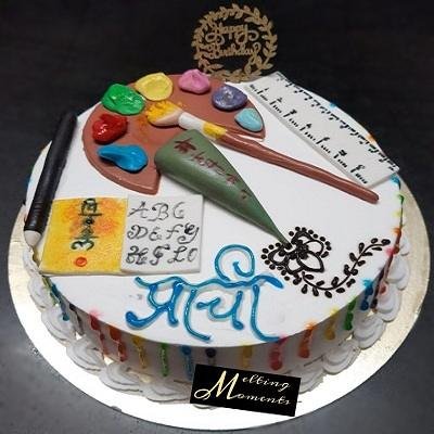 Artist Theme Cake