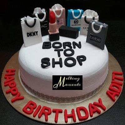 Shopping Theme Cake