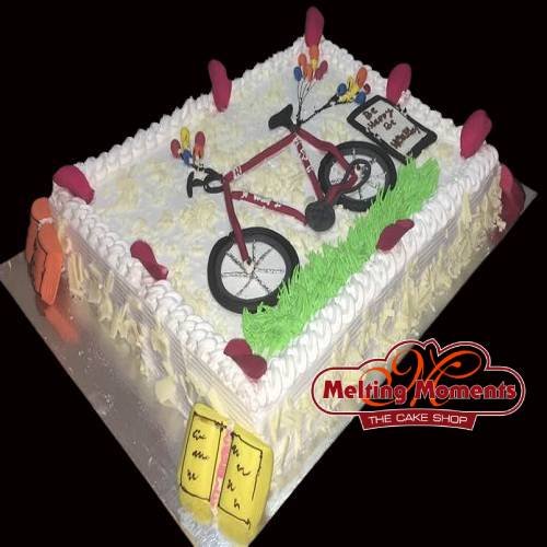Bicycle Theme Cake