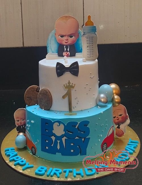 Boss Baby Theme Cake