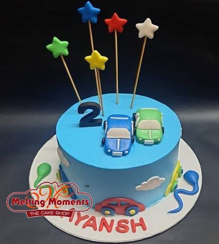 Car Theme Cake