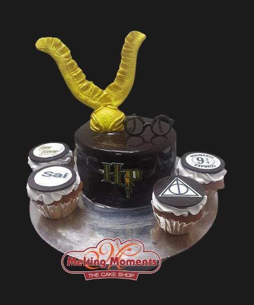 Custom Harry Potter Theme Cake