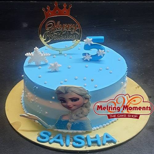 Frozen Birthday Cake