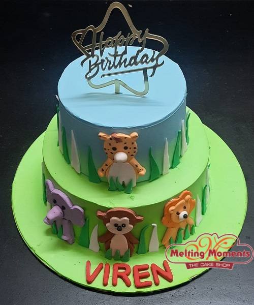 Jungle Theme Cake