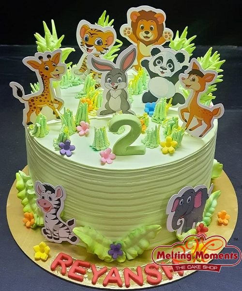 Jungle Theme Cake