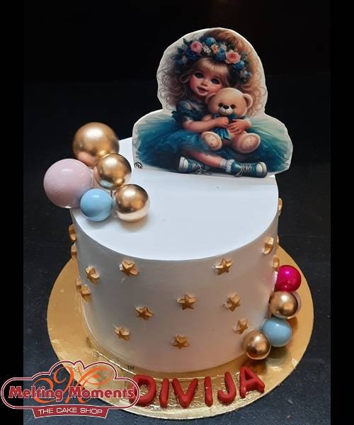 Kids Little Princess Theme Cake