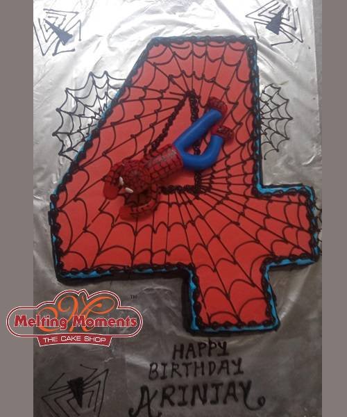 Kids Spider Theme Cake