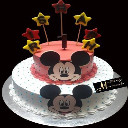 Mickey Mouse Two Tier Cake
