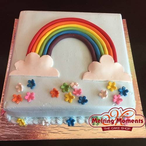 Rainbow Theme Cake