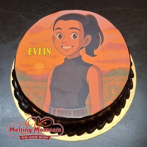 Evlen Photo Theme Cake